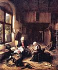 Inside a Peasant's Cottage by Adriaen van Ostade